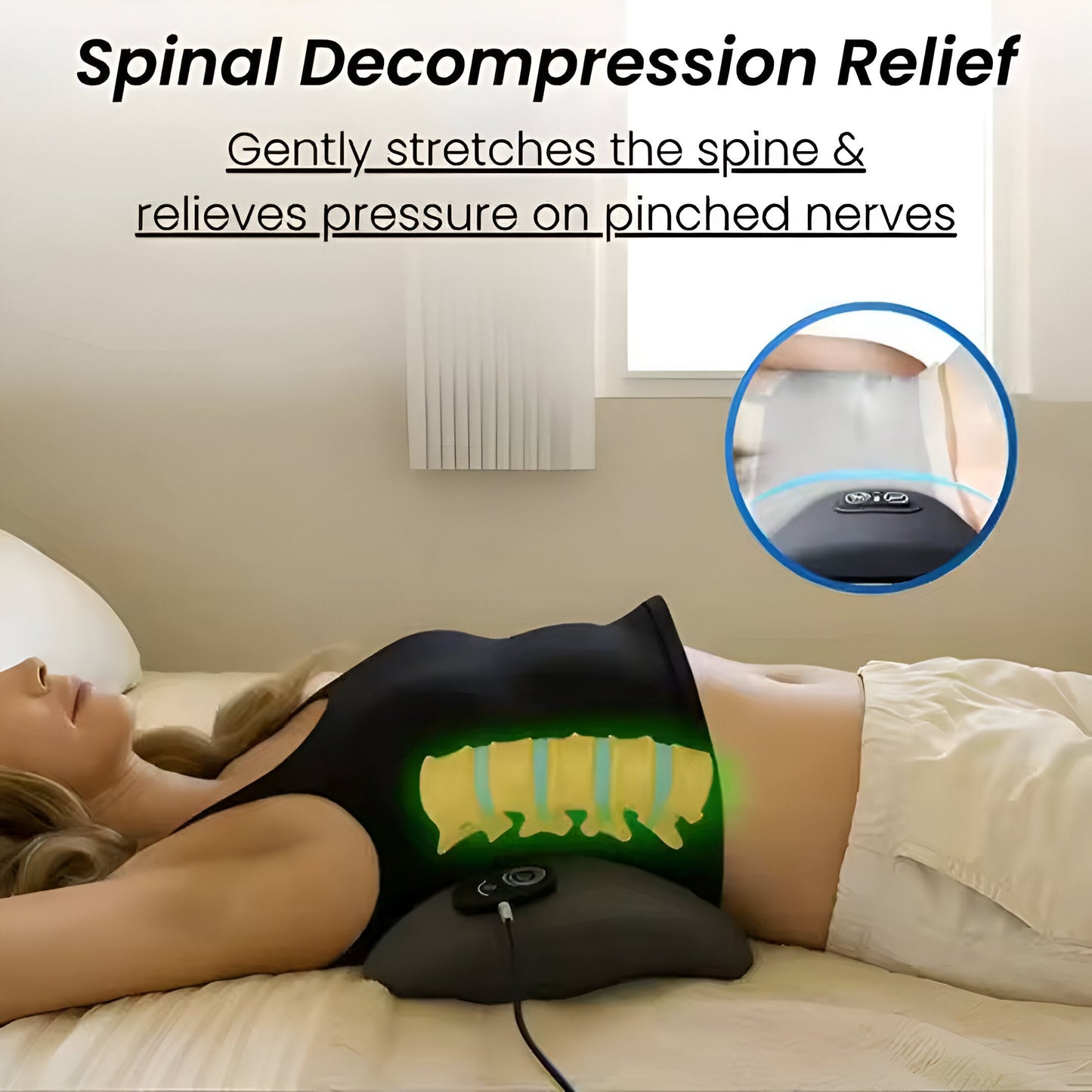 Ryzewell™ TripleCare 3-in-1 Back Massager